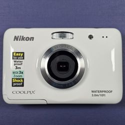 Nikon COOLPIX S30 10.1MP 3x Waterproof Digital Camera