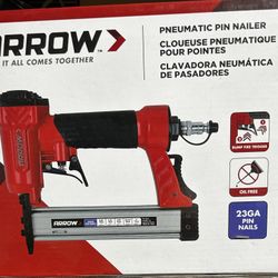 Arrow Pneumatic Pin Nailer NEW
