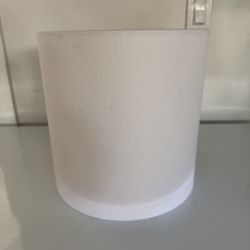 White Round Lamp Shades (2)