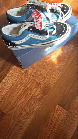 Blue pearlized vans