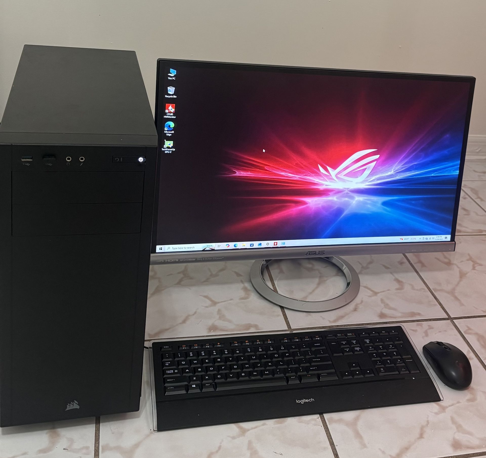🖥️ PC de Escritorio Completa + Monitor ASUS (Listo para usar)