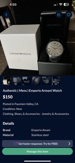 Emporio Armani Men’s Watch