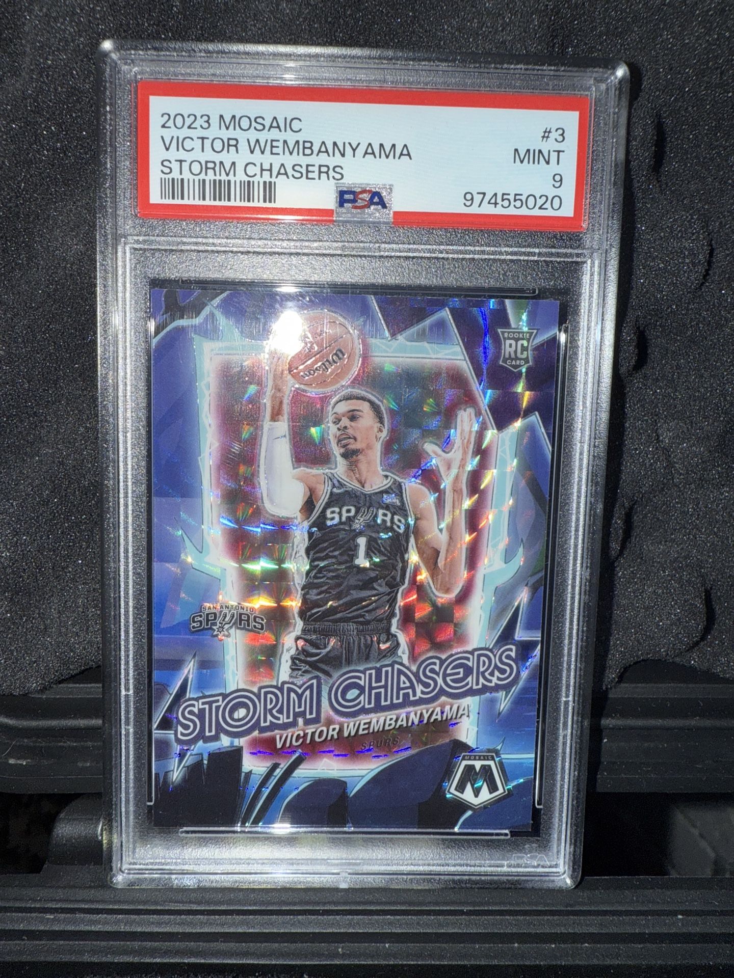 Victor Wembanyama Storm Chasers Ssp Psa 9