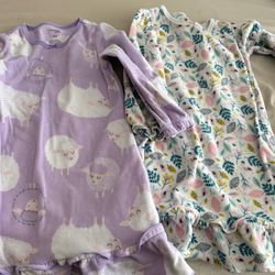 Toddler Girl Cotton Nightgowns Size 2-3 