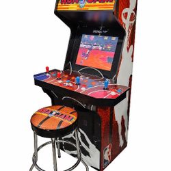 NBA Jam Shaq Edition by Arcade1Up w/ Stool - Delivery Available