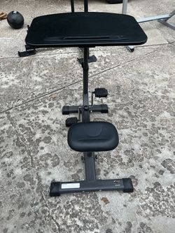 Titan Fitness Under Desk Cycle With Workstation Desk