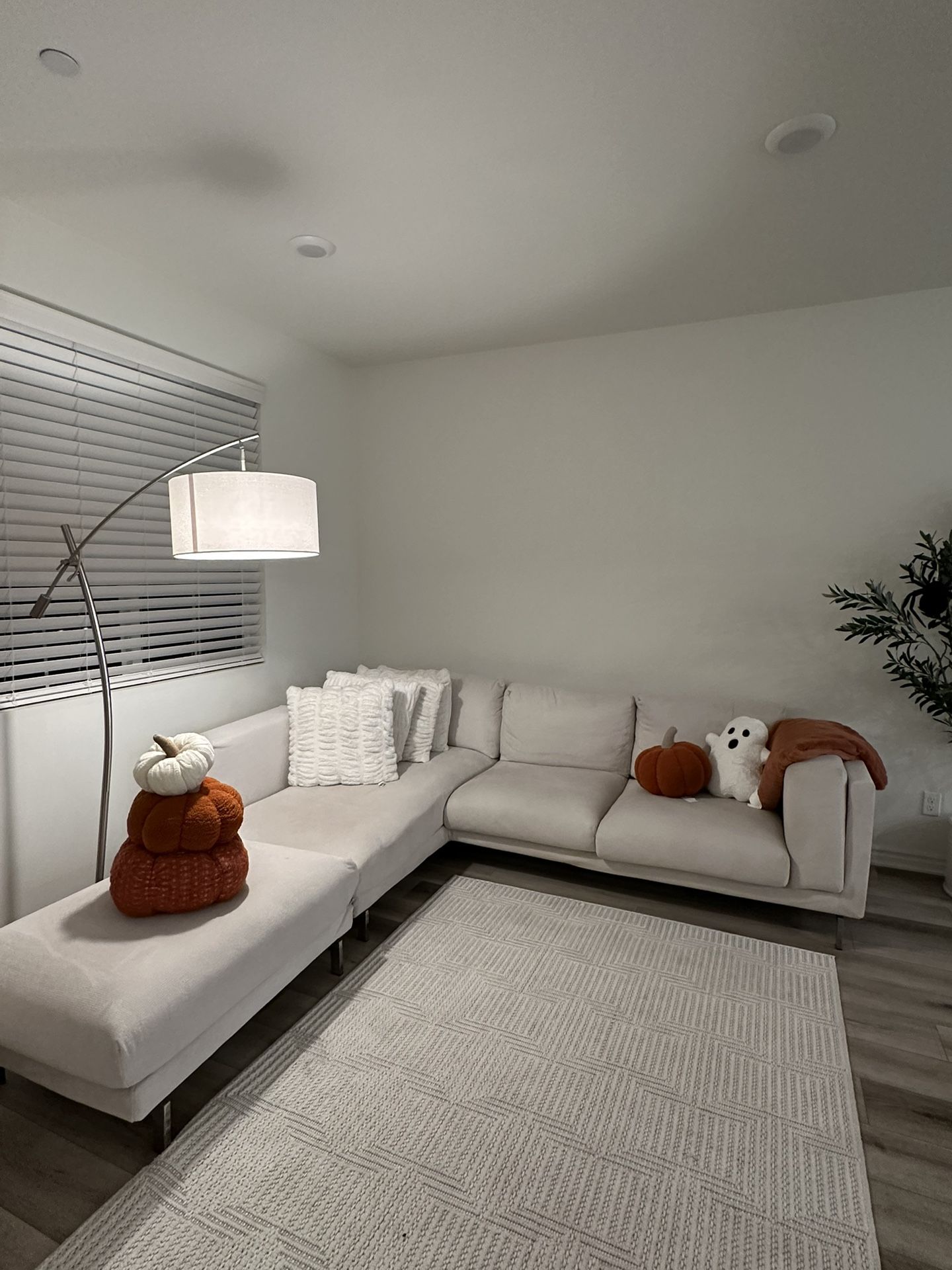 Ikea Sectional + Ottoman