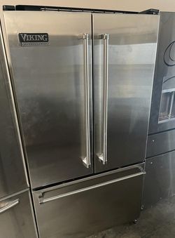 Viking 3-Door Stainless Steel Fridge
