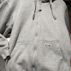 Pro Club Hoody Gray Adult Size Small 