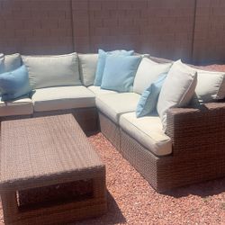 Outdoor Sofa & Table