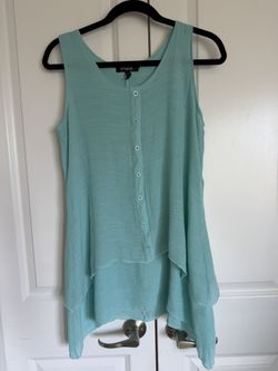 Women’s Blue Sleeveless Top