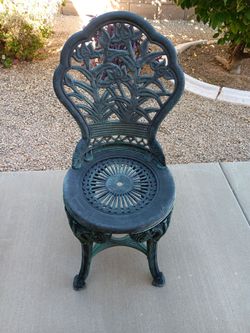 Outdoor plastic chair