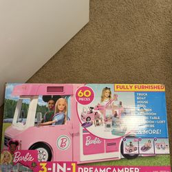 Used No Accessories, Barbie Camper
