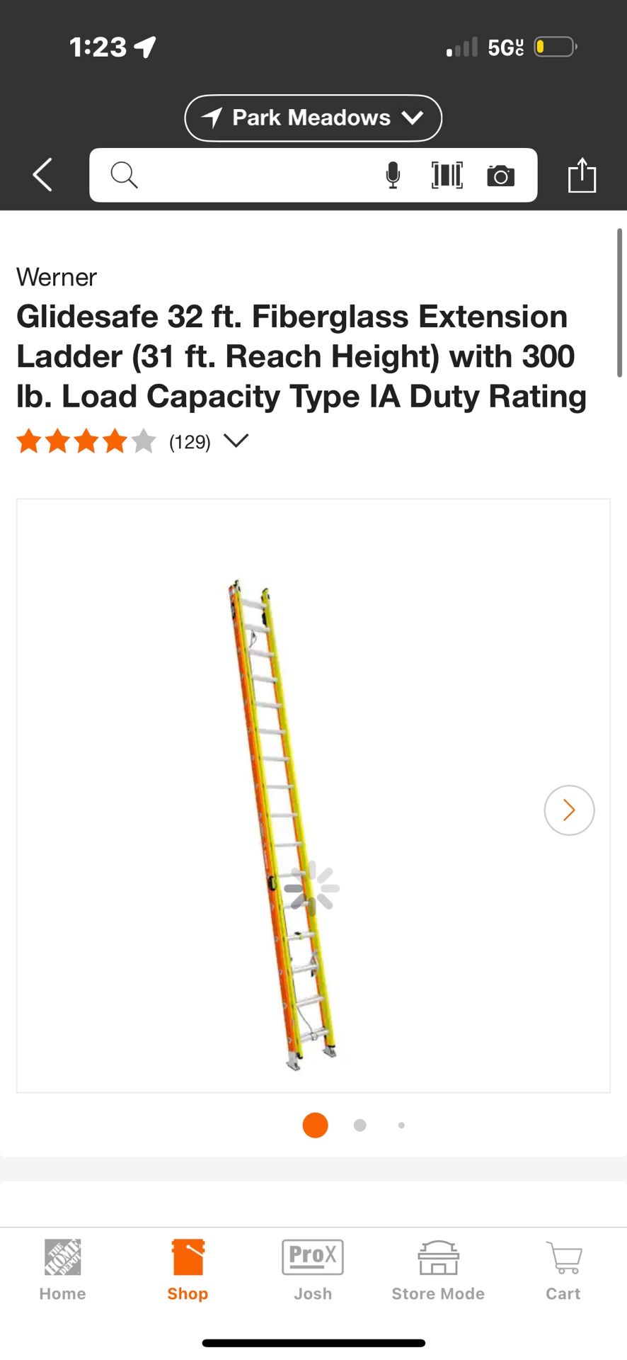 Werner 32’ Ladder used