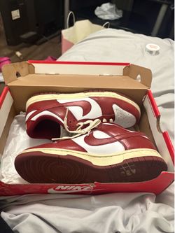 Women Nike Dunk Low Premium Burgundy
