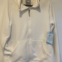 White Sketchers Fleece Jacket-SIZE  XXL