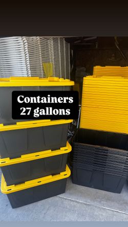 Containers 27 Gallons (totes)