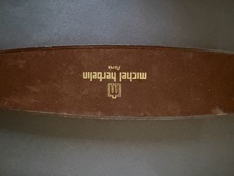 Michel Herbelin Paris Leather Belt