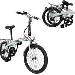 Xspec 20" 7 Speed Folding Compact City Commuter Bike (NOT an Electric Bike)