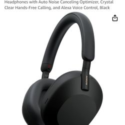 Sony WH-1000XM5 (Wireless Noise Canceling Headphones) Black