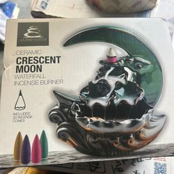 Incense Burner Set - Moon