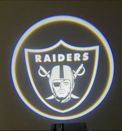 2 Raiders football wireless universal projector door light. See all photos sold separately SHIPPING AVAILABLE