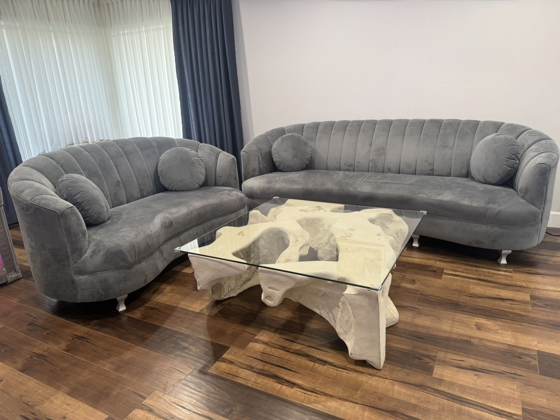 Z Gallerie Sequoia Table and Couch Set
