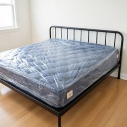 New Mattress Still Sealed in Plastic