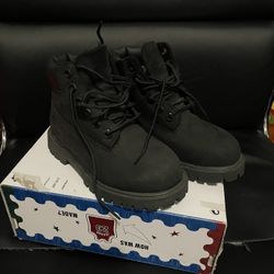Toddler Boots - Black Timberlands Size 10