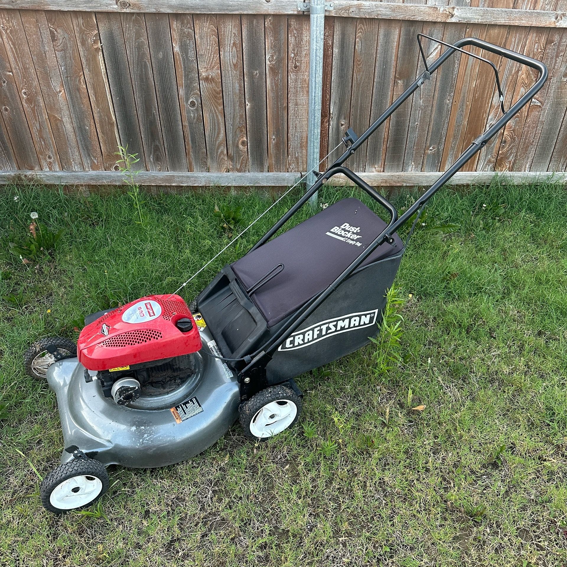 Craftsman 21” Gas Push Lawn Mower – Briggs & Stratton 550 Series