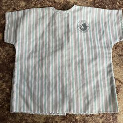 American Girl Pleasant Company Striped Doll Hospital Gown Retired