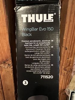 Thule WingBar Evo 150cm Black