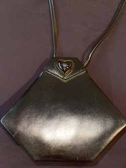 Small Metallic Gold Evening Purse
