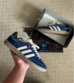 Wales Bonner Adidas Samba Blue Crocodile