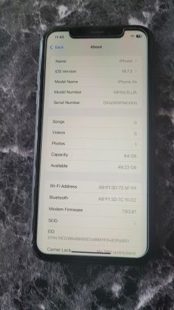 iPhone Xr MH563LL/A Unlocked