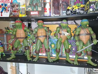 Neca 1/4 Tmnt Lot $ 400 FOR ALL 4 (I Don't Have The Boxes And The Accessories 