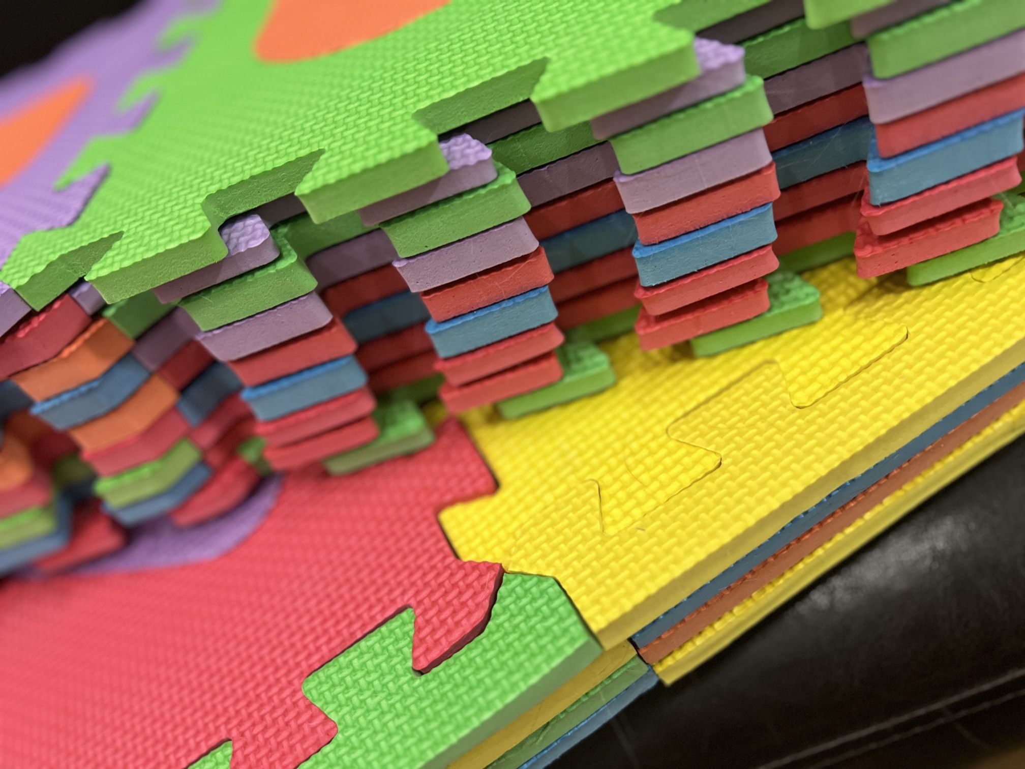 alphabet foam puzzle play mat.