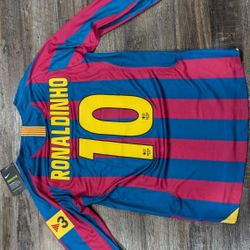 RETRO BARCELONA JERSEY AND INTER MILAN JERSEY
