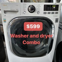 LG Washer And Dryer Combo 