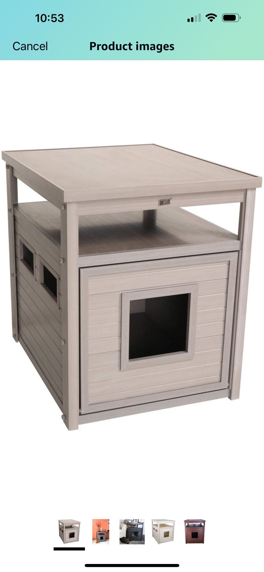 Cat Litter Box Enclosure  Jumbo Size