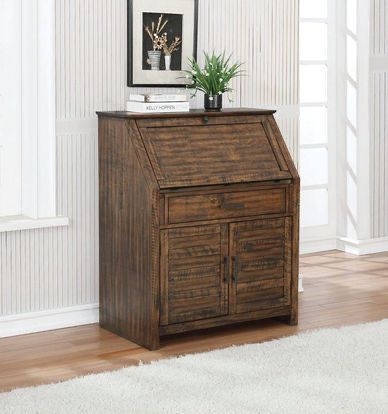 Brand New Antique Brown Secretary Desk