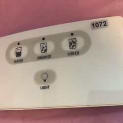 #1072 WR55X10443 GE REFRIGERATOR DISPENSER CONTROL BOARD 