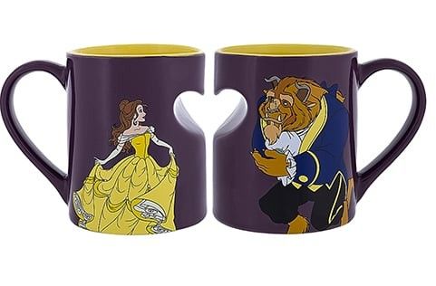 Beauty and the Beast classic matching mugs
