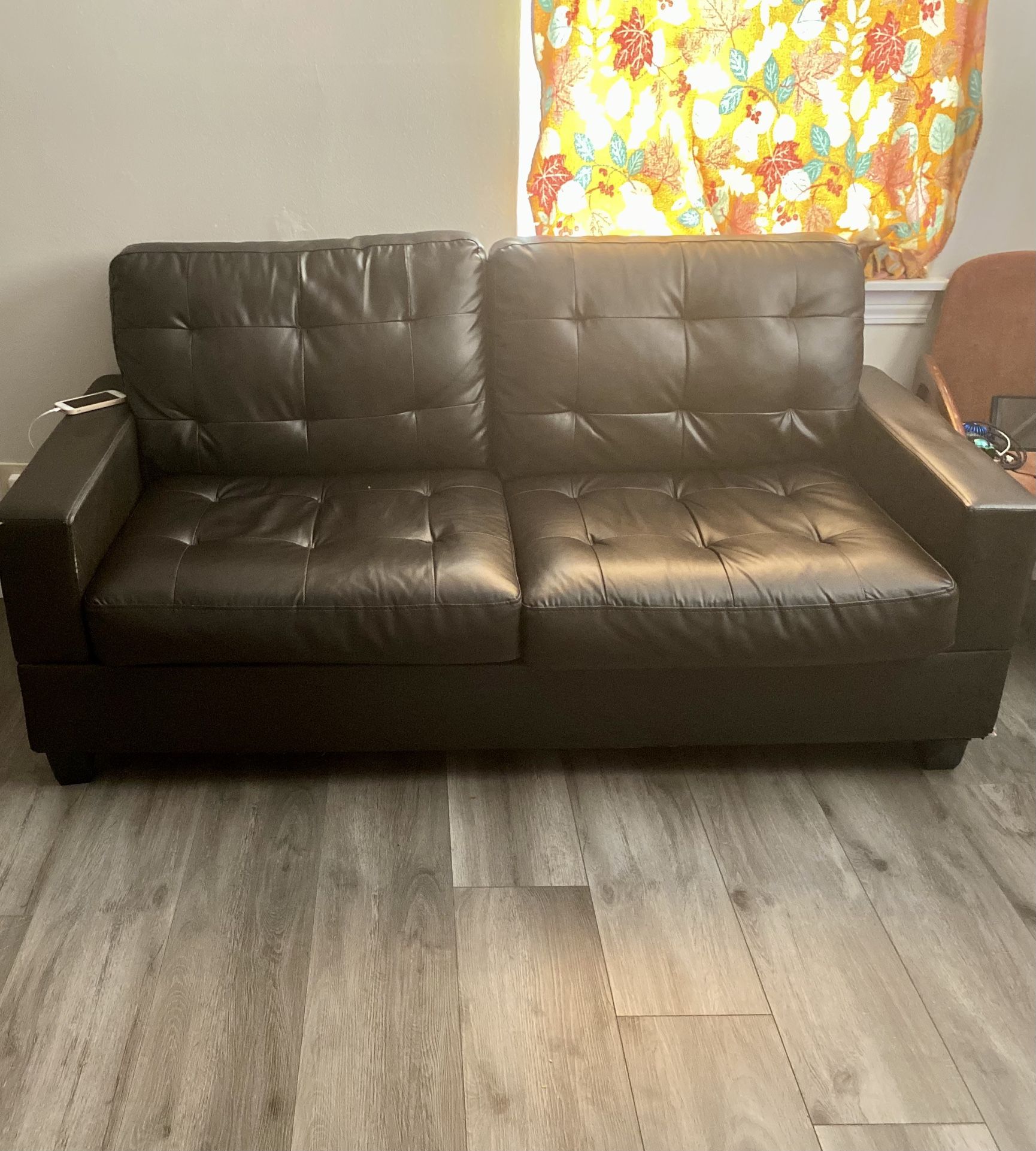 Dark Brown Couch 