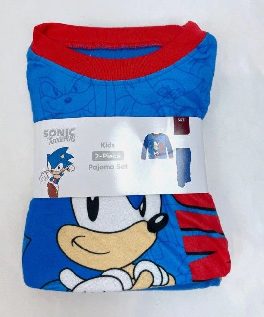 Brand New size XS/4 -5 Fleece Sonic 2pc Pajama Set $7