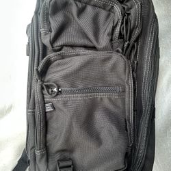 Glock Backpack 600 Denier Polyester Heavy-Duty Non-Rust Zippers Black - AS02001