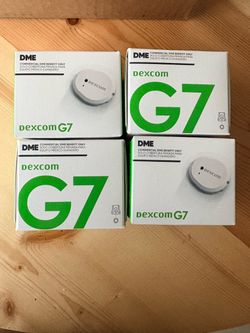 Dexcom G7 CGM Sensors – Lot of 4 Boxes