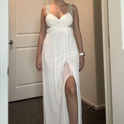 White Prom dress