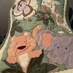 Baby crib blanket set