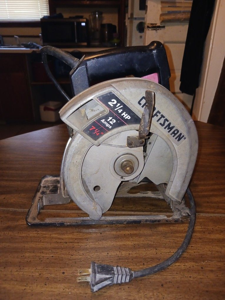 Craftsman 7-1\4" circular saw & 3/8" electric drill
